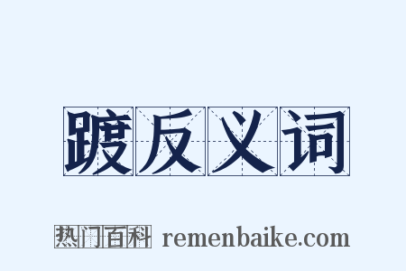 踱反义词是什么意思的图片